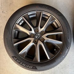 215/50R18 MAZDA CX-3純正アルミホイルとDUNLOPタイヤの画像