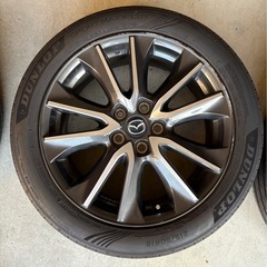 215/50R18 MAZDA CX-3純正アルミホイルとDUNLOPタイヤの画像
