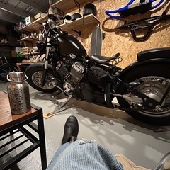 ドラッグスター400 ボバー 車検対応 低走行1万km ガレージ保管 ノーマルパーツ多数の画像