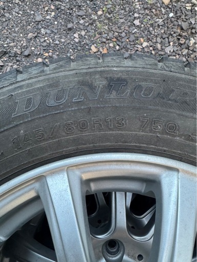 スタットレスタイヤ 中古  145/80R13  ワゴンR