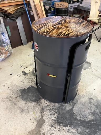 ドラム缶テーブルセット