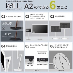 WALL テレビスタンド　A2 CASTER ロータイプの画像