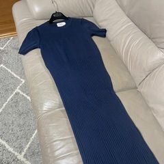 美品！ニットロングワンピースの画像