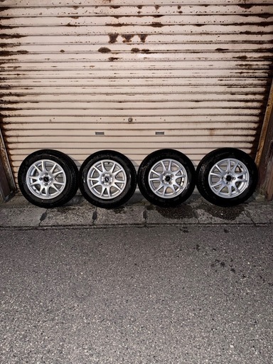 【美品】165/70/R14インチ ブリヂストン　VRX3×アルミ スタッドレス 冬用 コンパクトカー