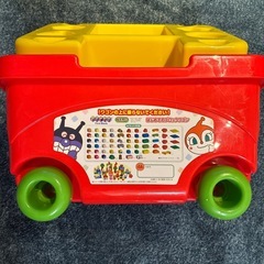 アンパンマン　はじめてのブロックワゴン　＆　LEGOデュプロ　& アンパンマンポップコーン入れの画像