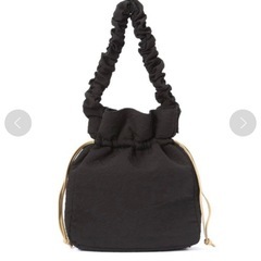 新品未使用FREE'S MART ブラック 巾着トート　の画像