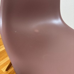 ダイニングチェア　チェア　椅子　シェルチェア　イームズチェア　ブラウンの画像