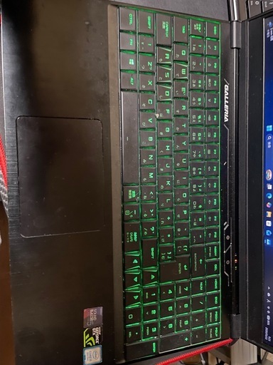 （お取引中）引き取り早い人で。GALLERIAゲーミングノート GCF1050TGF