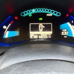 【車検R6/9付】日産リーフ 30kWh 8セグ 9.5万km 事故現状（凹み有）自走可 V2H・蓄電池・部品取りにの画像