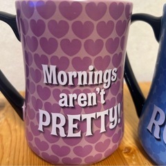 寝起きミッキーミニーペアマグカップの画像