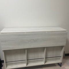 カウンターテーブル   棚 収納の画像
