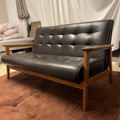 ソファ レトロ  アンティークの画像