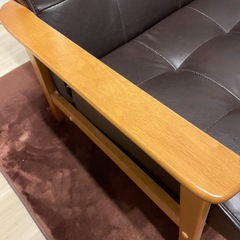 ソファ レトロ  アンティークの画像