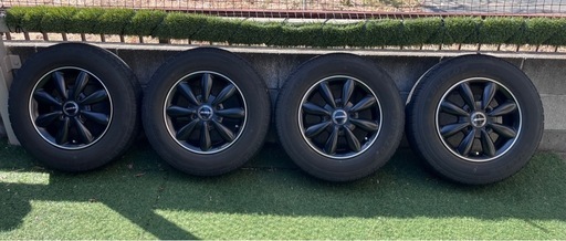 ホイール　タイヤ　引取限定　4本セット　165/80R14 NV200 バネット 日産