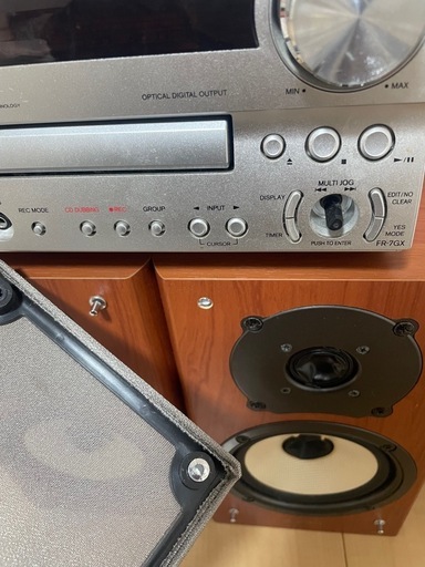 onkyo コンポ　スピーカー　リモコン　3点セット