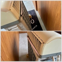 東芝エアコン 10畳用 2.8kW 取り外し済み リモコン・説明書付き 動作OKの画像