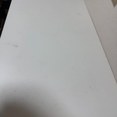 ホワイトデスク 作業机 シンプルの画像