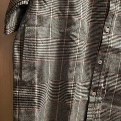 韓国チェックシャツの画像