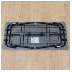 ほぼ未使用　石目調折りたたみテーブルの画像