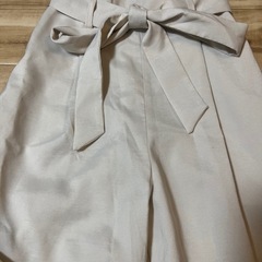 Vis✨未使用✨綺麗目コーデ✨ワイドパンツ✨ウエストリボン付✨イージーパンツの画像