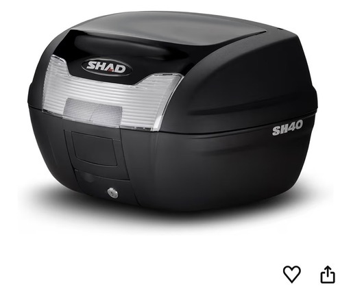 バイク用リアボックス　SHAD４０(４０L)