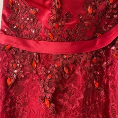 【美品】ロングドレス＋ケープ パーティーにもの画像