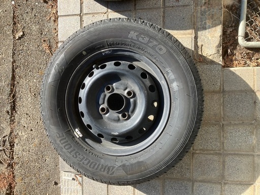 145/４本セット　80R12 80/78N LT    ホイールタイヤ付き
