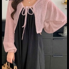 【新品】　ピンクのカーディガンの画像