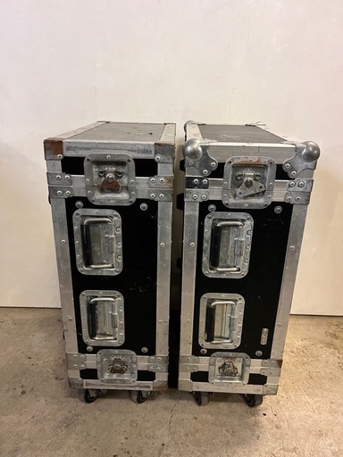 3 機材ケース 2個セットARMOR（アルモア） ラックケース ハードケース 機材運搬・収納・保護 PA/SR スタジオ機材対応 現状