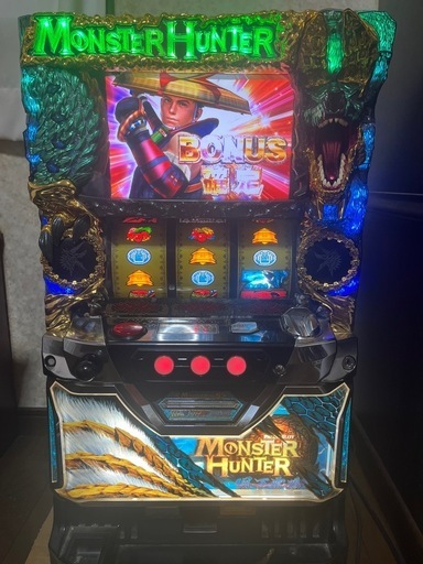 スロット　
モンスターハンター月下雷鳴　実機