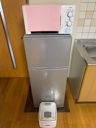 キッチン家電3点セット　冷蔵庫　電子レンジ　炊飯器
