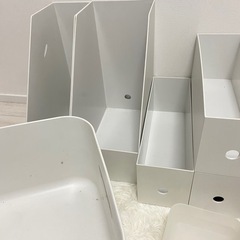 無印良品　収納　ファイルボックスセット　18点の画像