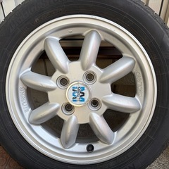 ダイハツ純正14インチ　　ワタナベ風ホイール
の画像