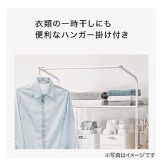 【早い者勝ち】洗濯機ラック (DK003 ホワイトの画像