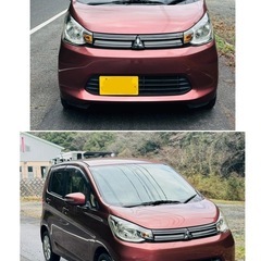 三菱 eKワゴン　G グレード　平成27年　8.4万Km  ナビ　バックカメラ　車検令和8年5月まで　現状引き渡しの画像