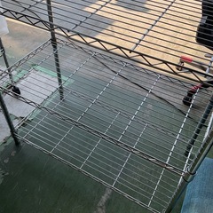 お取引き中です！スチールラック　大きめ　サビ多め　中古の画像