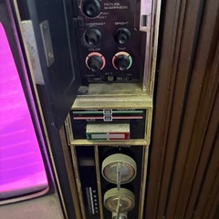 昭和レトロ  家具調ブラウン管テレビの画像