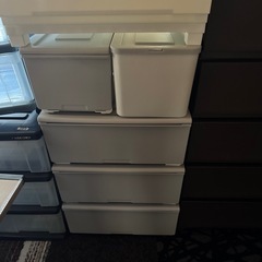 収納ケース　衣装ケース　3段収納　衣類　収納　カラーボックス　プラスチックケースの画像