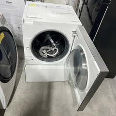 NO B793🌈福岡市内配送設置無料✨🌈NA-VG1300R-S ドラム式洗濯乾燥機 Cuble（キューブル） シルバーステンレス [洗濯10.0kg /乾燥5.0kg /ヒーター乾燥(排気タイプ) /右開き] 2019年の画像