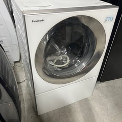 NO B793🌈福岡市内配送設置無料✨🌈NA-VG1300R-S ドラム式洗濯乾燥機 Cuble（キューブル） シルバーステンレス [洗濯10.0kg /乾燥5.0kg /ヒーター乾燥(排気タイプ) /右開き] 2019年の画像