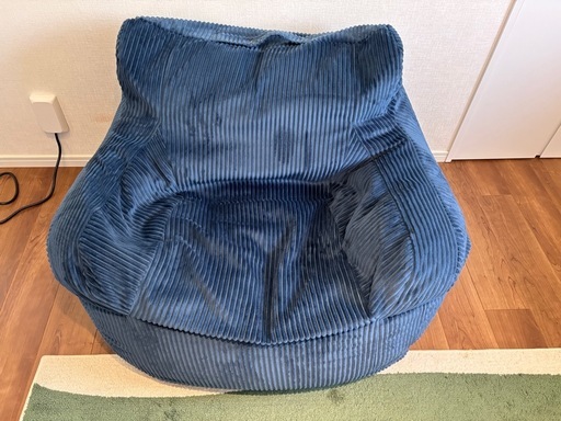 LOOSY 1人掛けビーズソファ Navy