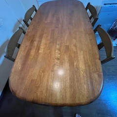 ダイニングテーブルセット6人用の画像