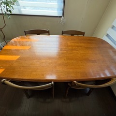 ダイニングテーブルセット6人用の画像