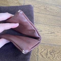 26日まで！ハリスツイード　クラッチバッグの画像