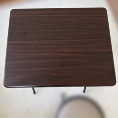 【新古品】ニトリ 折りたたみテーブル椅子セットの画像