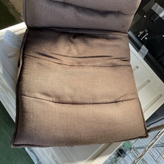 座椅子　ブラウン　リクライニング　中古の画像