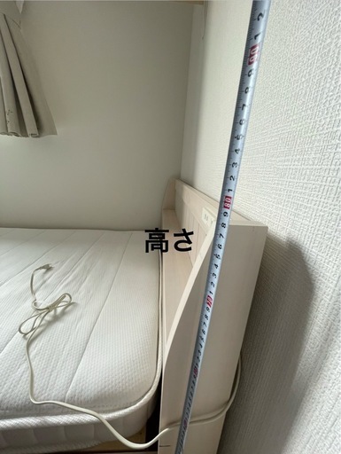受渡し者様決定しました。シングルベッド(マットレス付き)美品です✨️