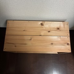 ② イエノLabo りんご箱 国産 杉 収納ボックス 什器リンゴ箱 木箱の画像