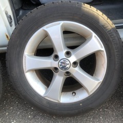 VWポロ純正ホイールとタイヤの画像