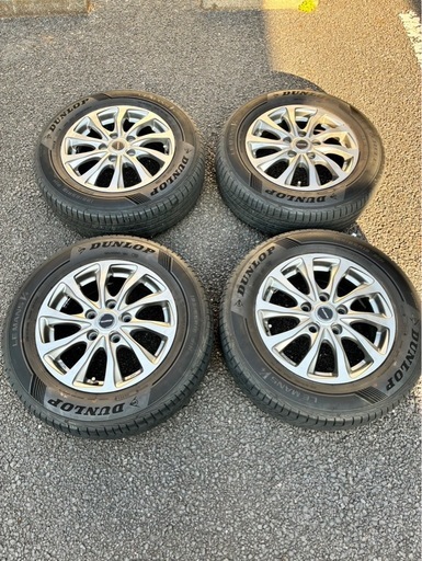ダンロップ 4本ホイール付 LEMANS V+ 195/65R15 サマータイヤ 23年製